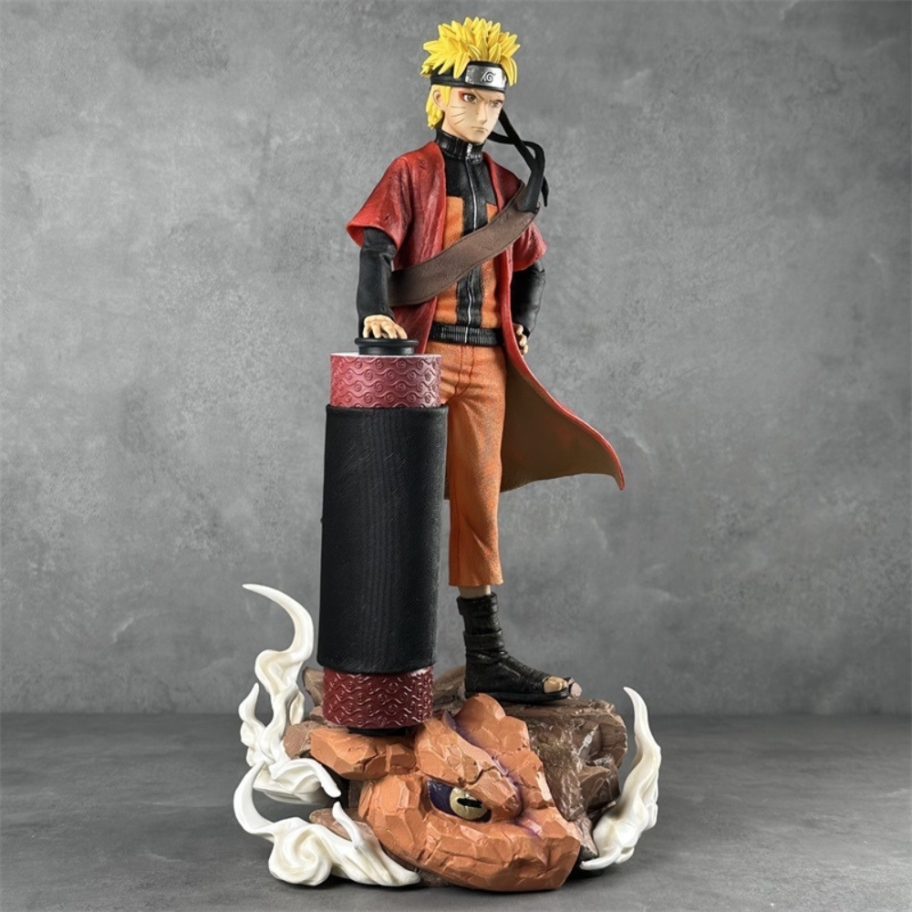 Mô Hình Naruto dáng đứng siêu ngầu có base cao - 42cm - Nặng - 2000gram - Figure Naruto - Box xốp Hộp carton