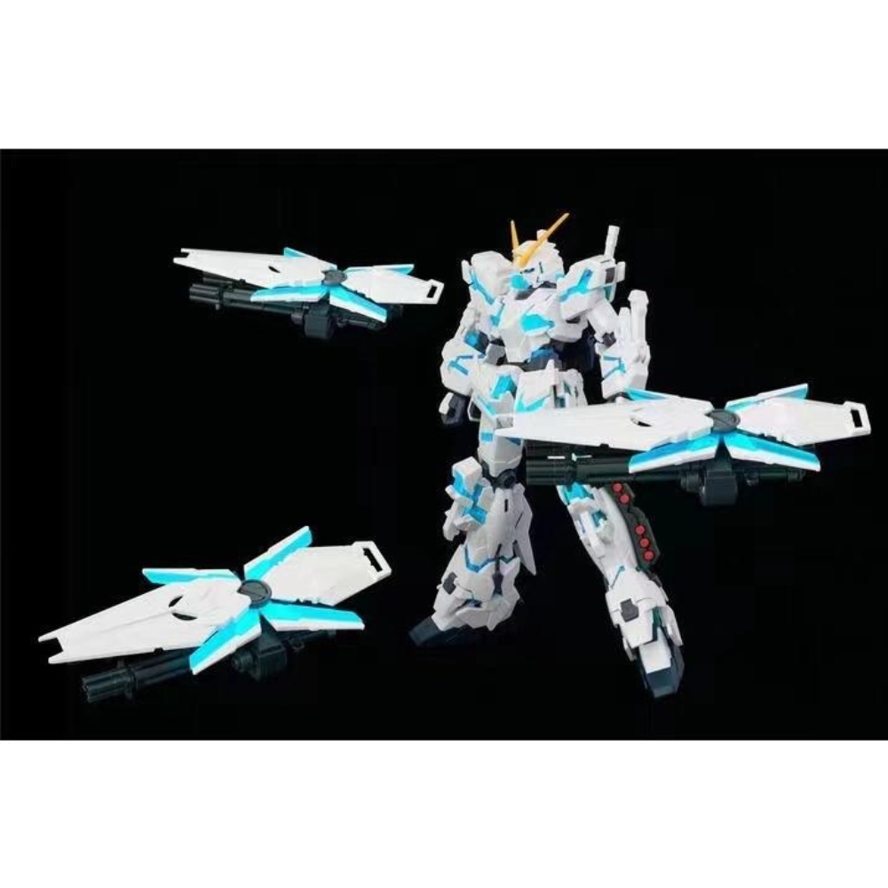 Mô hình lắp ráp HG 1/144 Full Armor Unicorn Blue Psycho-Frame FA HGUC 179 Cao 17cm - nặng 150gram - Figure Gundam - Hộp Đen SKU : 179 - N1