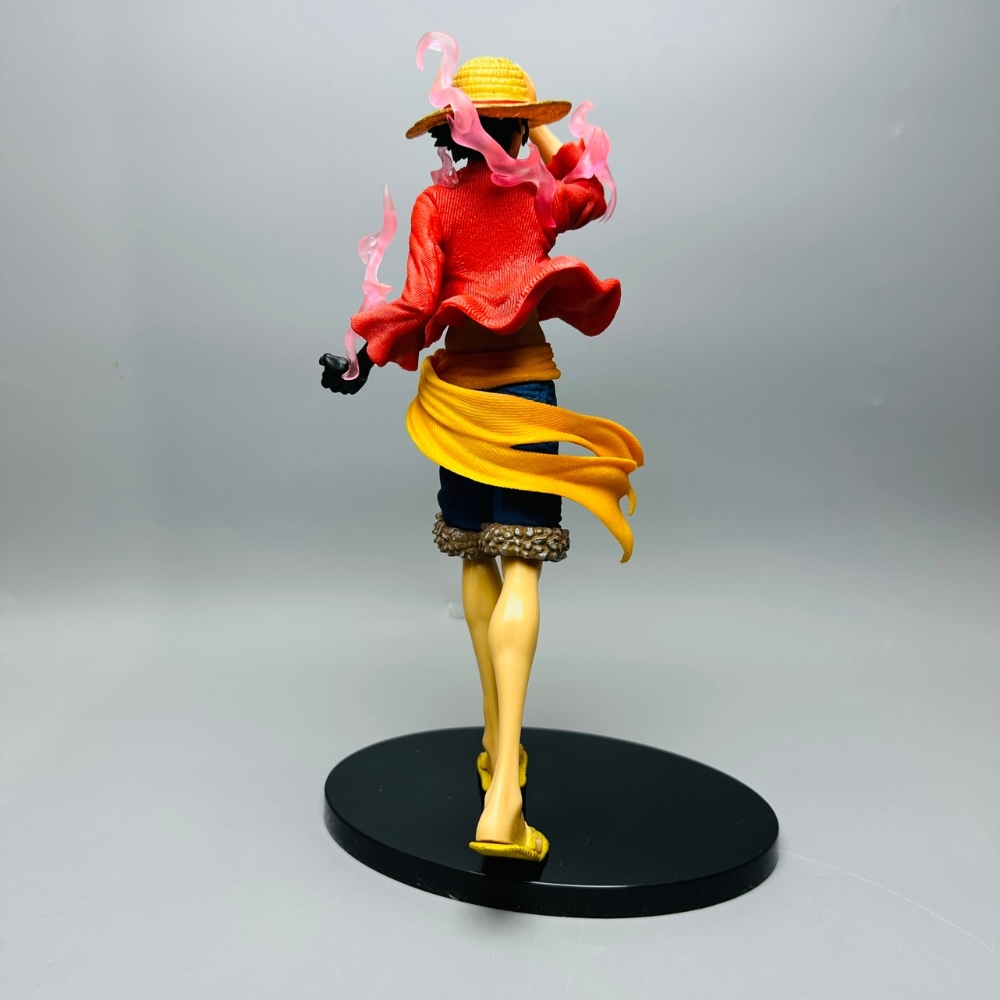 Mô hình OnePiece Luffy dáng đứng đội mũ - Cao 24cm - nặng 500gram - Phụ kiện : Đế - Figure One Piece - No Box