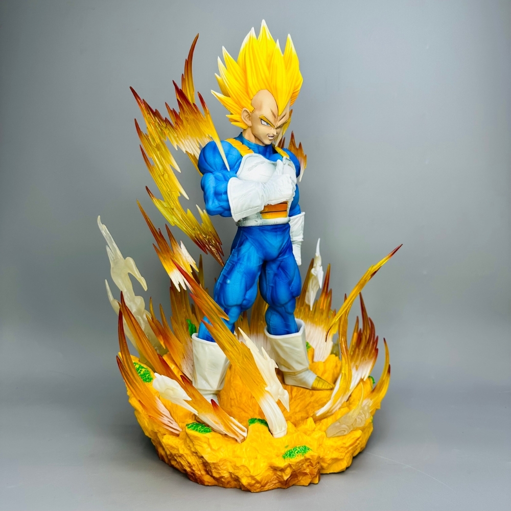 Mô hình DragonBall Vegeta kiêu hãnh + base - Cao 35cm - nặng 2000Gram - Dragon Ball - Hộp Carton