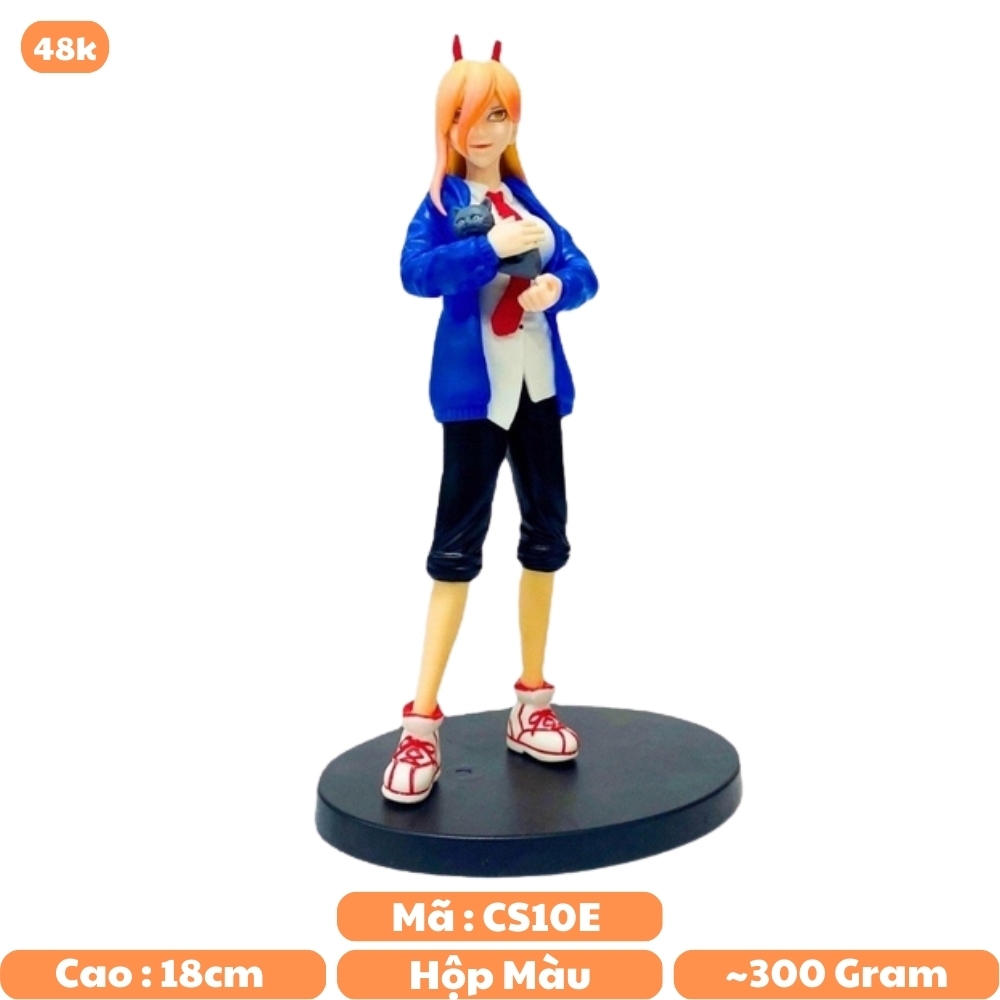 Mô Hình Chainsaw Man Power dáng đứng siêu đẹp - cao 18cm nặng 300g - Figure Chainsaw Man - Có hộp màu - K60-T2-S3