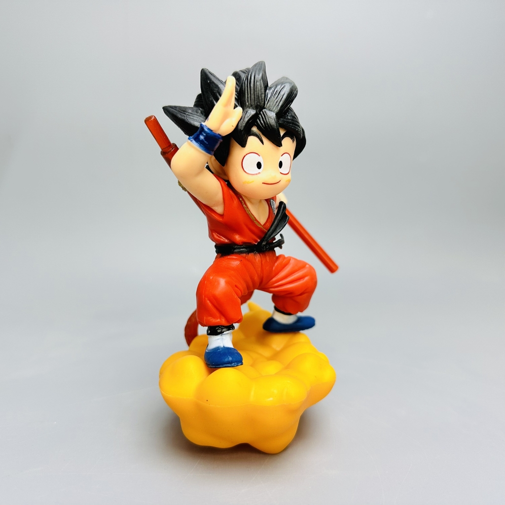 Mô Hình DragonBall  Goku kid cưỡi mây cao 13cm , figure DragonBall , No box - N1-K37-T1-S4