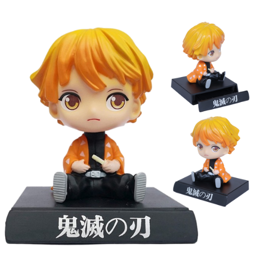 Mô Hình đồ chơi -  Agatsuma Zenitsu lắc đầu - Kimetsu no Yaiba - Bộ lắc đầu - Có Hộp Màu - K73-T3-S6