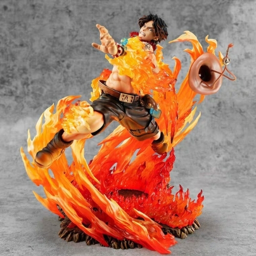 ( Hàng Đẹp ) Mô hình ACE hỏa quyền chiến đấu . Cao 25cm , nặng 1kg1 . Figure anime One piece