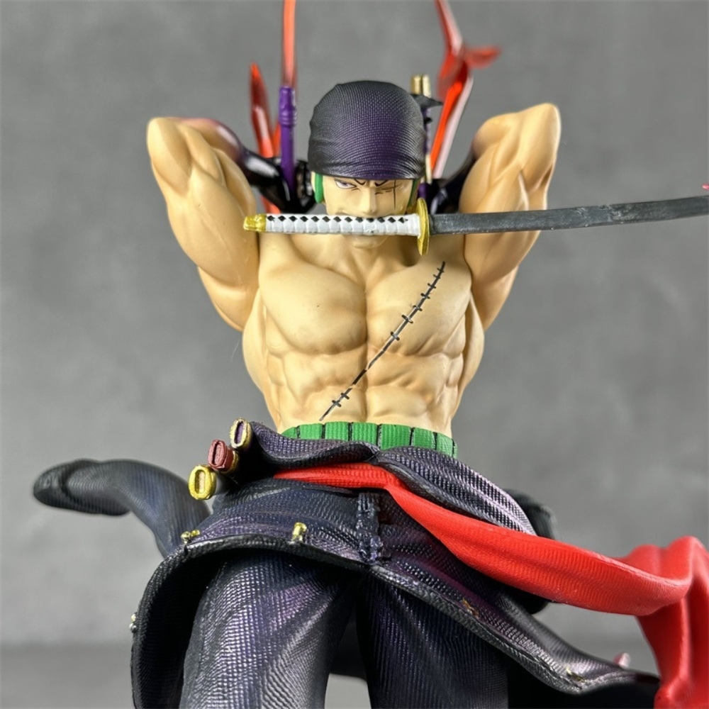 Mô Hình OnePiece zoro Chiến Đấu Siêu Ngầu Cao : 33cm nặng : 1000gram - One Piece - Hộp Carton -K14-T4-S3