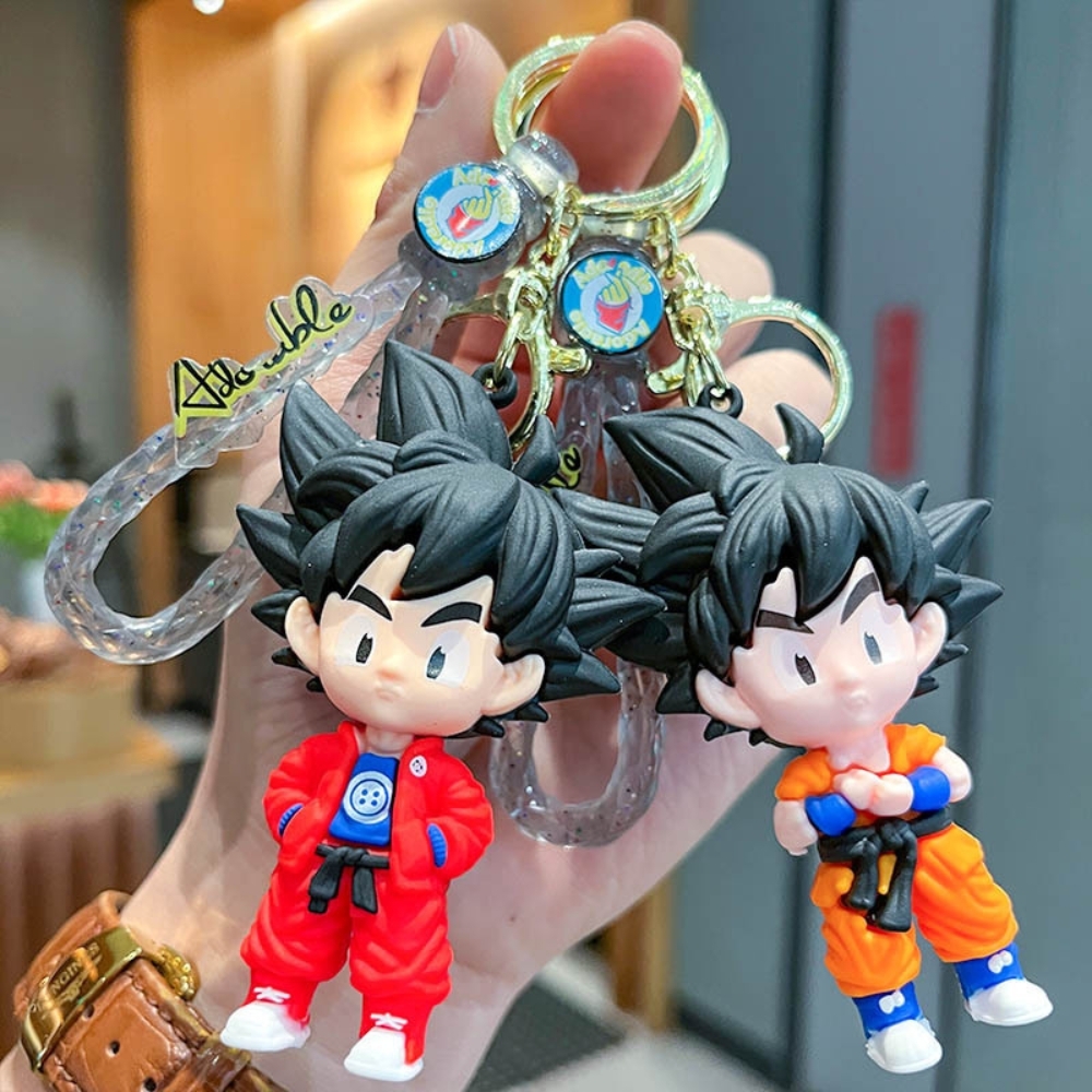 móc khóa goku sành điệu áo đỏ - Dây móc dài : 8.5cm - Mô Hình Cao : 8cm - Nặng : 50gram - No Box : bọc túi OPP