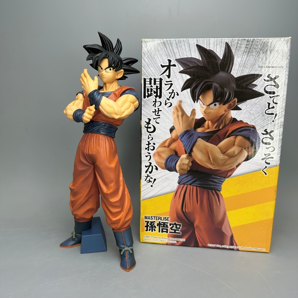 Mô Hình Songoku dáng đứng - Cao 27cm - Nặng 500gram - Có Box màu - Figure anime Dragon ball