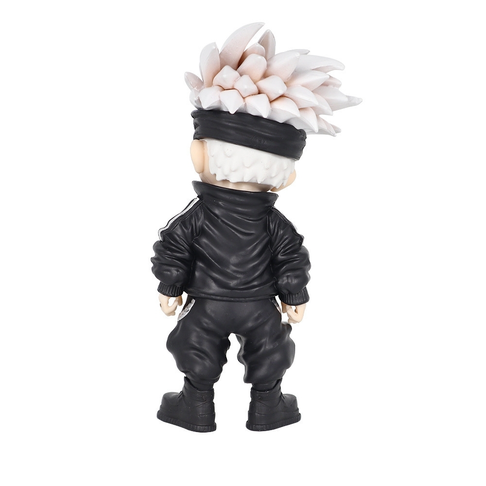 Mô Hình Gojo Satoru bịt mắt dáng đứng - Cao 14.5cm - nặng 150Gram - bọc túi OPP - Hộp Màu - Figure anime Jujutsu Kaisen - N1-K38-T1-S3