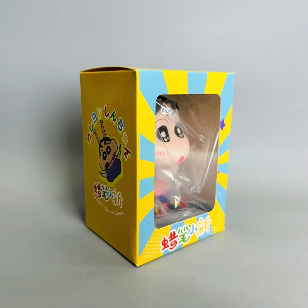 Mô Hình Shin áo hồng lắc đầu - cao 13cm - ngang 9cm - dọc 7cm - nặng 200gram + Hộp Màu N3-K26-T4-S3