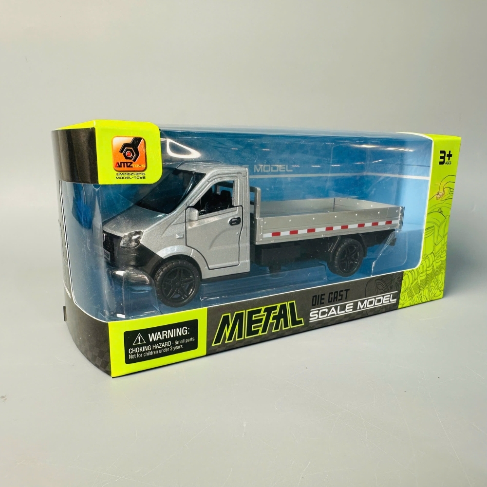 Mô Hình xe tải chở hàng tỉ lệ 1:34 Hợp kim có thể mở cửa - bánh sau chạy cót - Dài 14cm - rộng 5cm - cao 5cm - nặng : 500gram - FULL BOX : box màu SKU : oto426 - K70-T3-S1