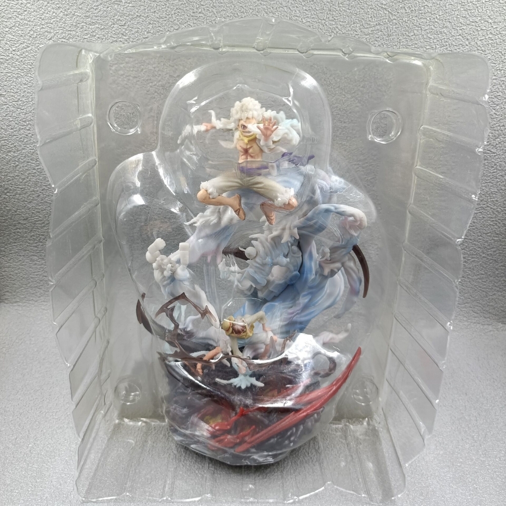 Mô Hình OnePiece luffy gear 5 Trạng thái chiến đấu và đấm đất siêu ngầu cao 23cm nặng 830g , Figure OnePiece - Full Box - N1-K34-T5-S2
