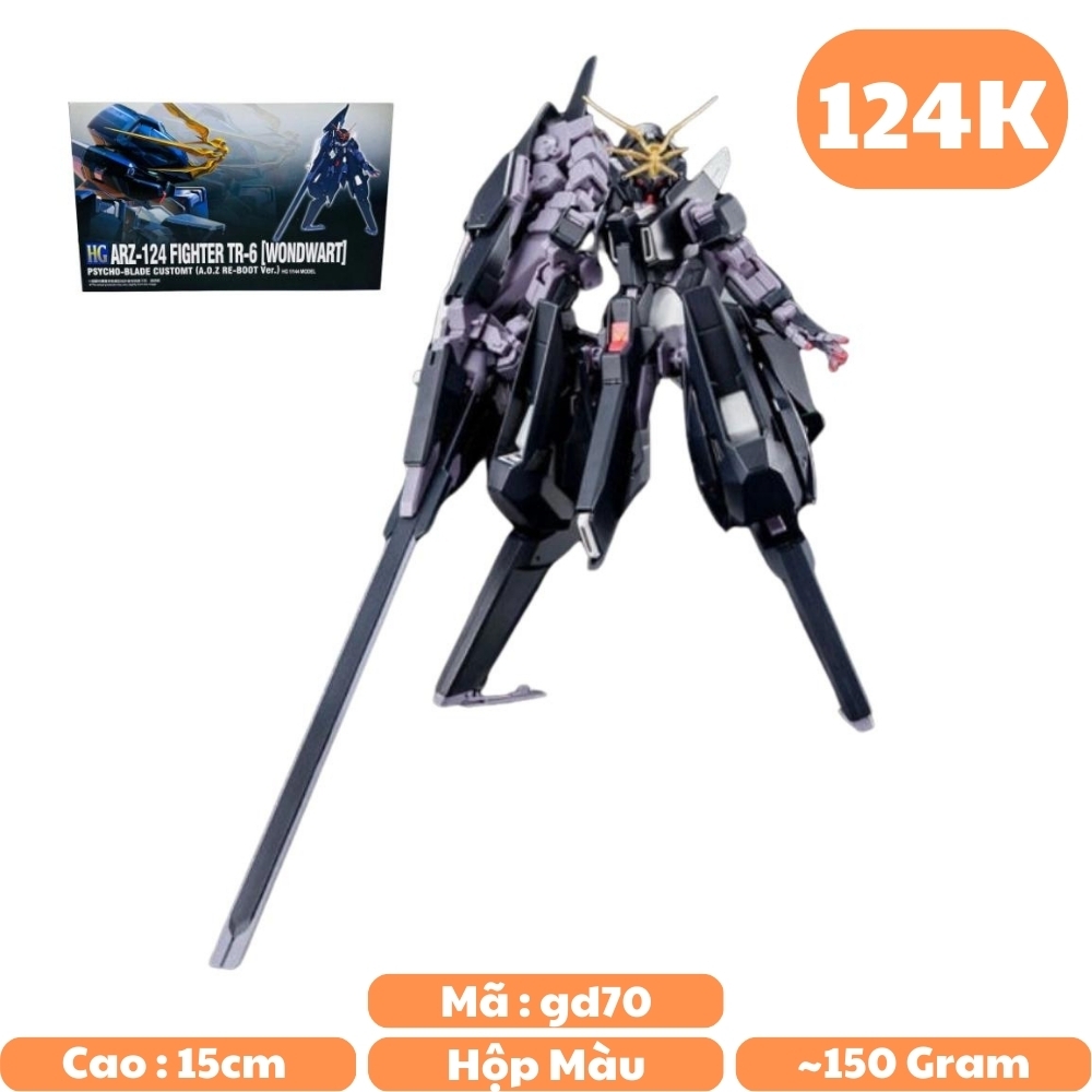 Mô Hình Lắp Ráp Gundam HG 1/144 TR6[WONDWART]PSYCHO-BLADE CUSTOM (A.O.Z RE-BOOT Ver) - Cao : 15cm - Nặng : 200gram - SKU : XF-08 - N1-K4-T3-S2