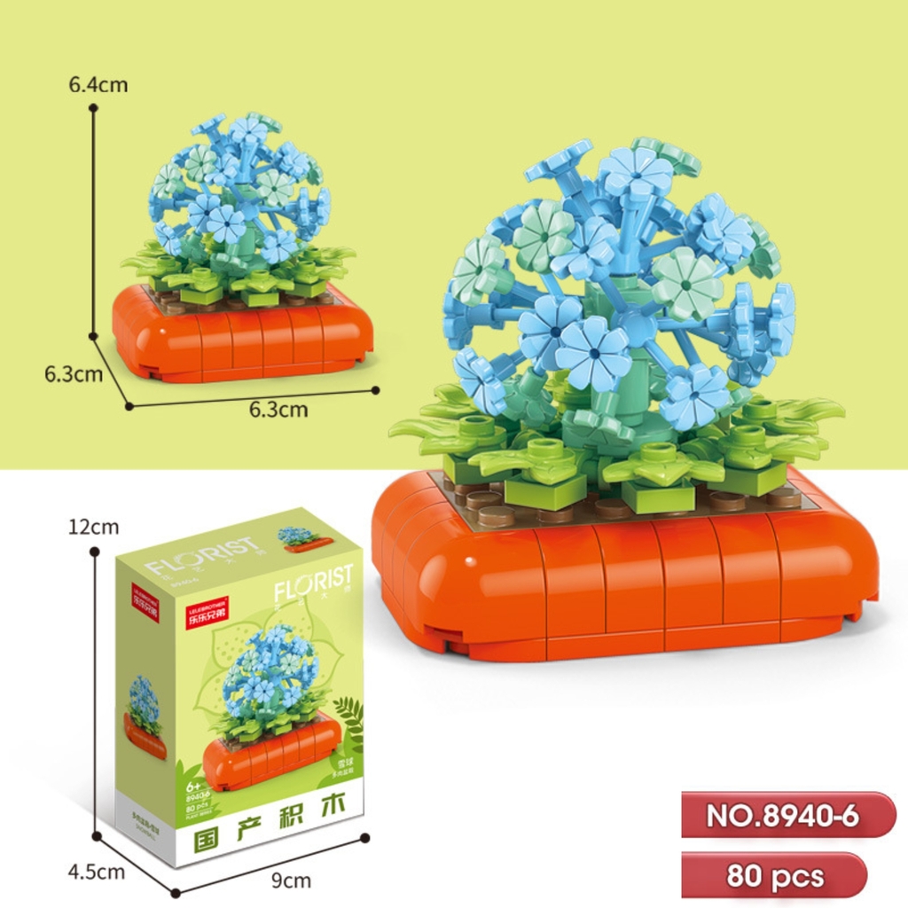 (Giá 1 Hộp - Set 12 Hộp - Đặt Số Lượng 12) - Bộ  lắp ghép Hoa. SKU: LG-8940 - (VAT 001-06-11) - K130-T1-S13