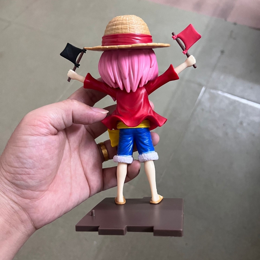 MÔ HÌNH ANYA FORGER - SPY X FAMILY - TANTEI-GOKKO Cosplay Luffy - Cao : 23cm - Nặng : 250gram - Có Hộp Màu - N1-K36-T3-S1