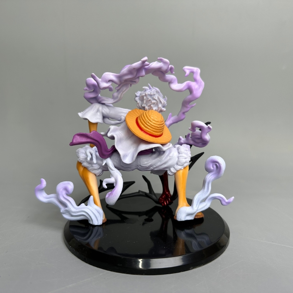 Mô Hình OnePiece luffy gear 5 bản nhỏ trạng thái siêu ngầu cao 14cm nặng 100g , Figure OnePiece - Bọc Túi OPP - No box - N1-K37-T1-S8
