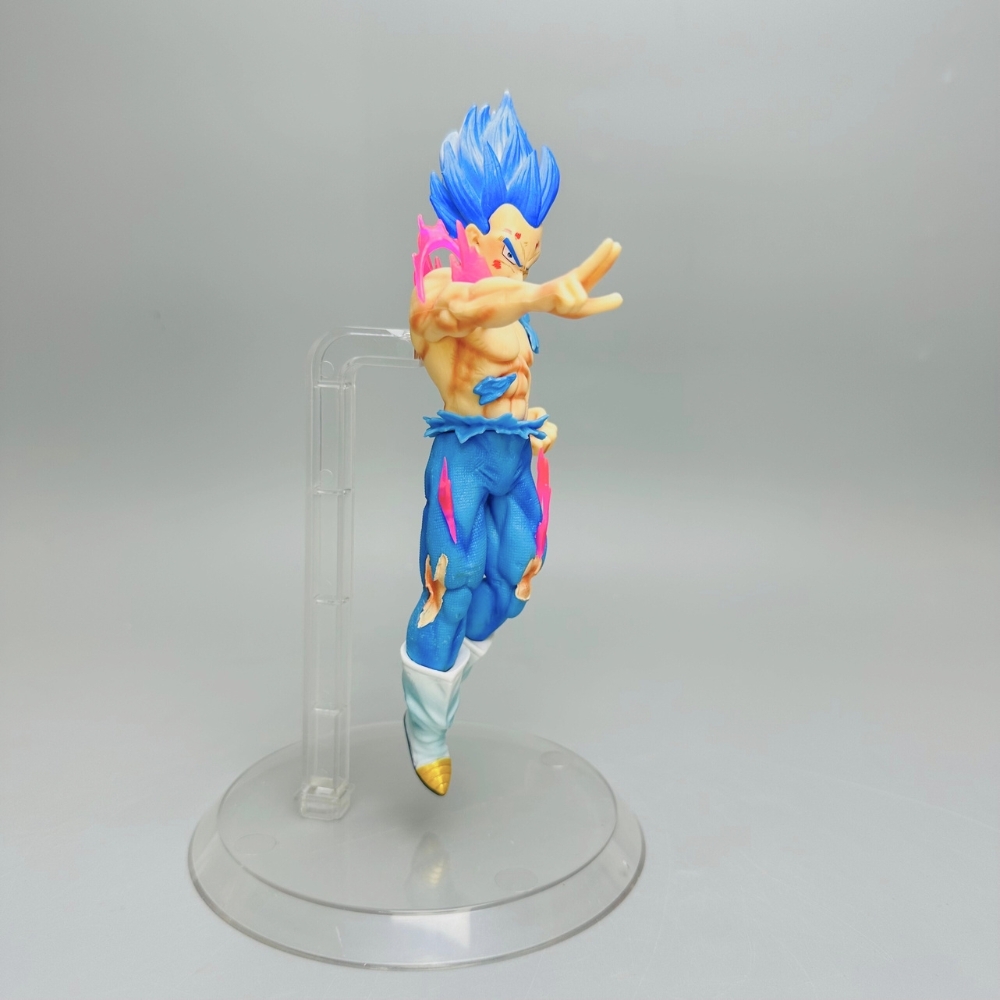 Mô Hình Dragon Ball Vegeta tóc xanh cởi trần chỉ tay Cao 20cm Nặng 200gram - Figure DragonBall - Có Hộp Màu