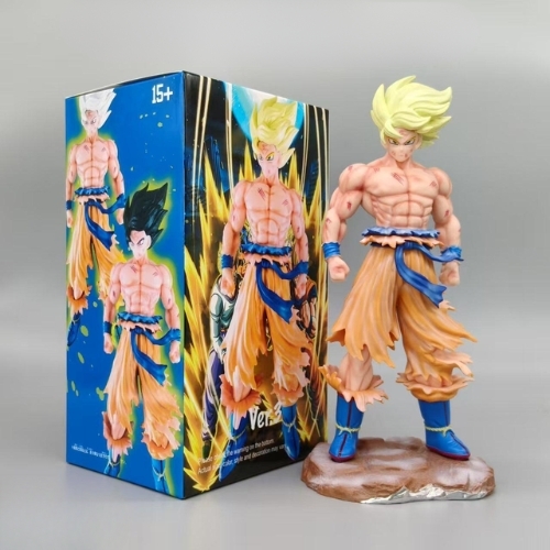 Mô hinh Goku tóc vàng Bay . Cao 21cm , nặng 220gram - Box Màu - K4-T3-S5