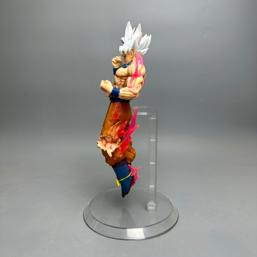 Mô Hình Dragon Ball  songoku vô cực tóc trắng cởi trần dang tay - Cao 24cm - Nặng 300gram - Figure DragonBall - No box - N1-K37-T1-S11