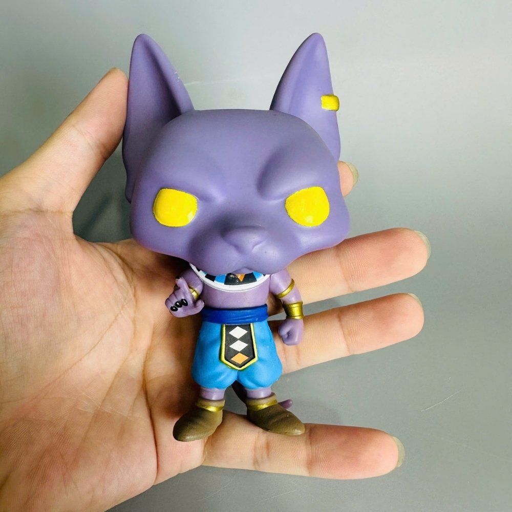 Mô Hình Đồ Chơi - Thần Hủy Diệt Berus chibi - Cao 12cm - Nặng 200Gram - NoBox - DragonBall - K6-T2-S6