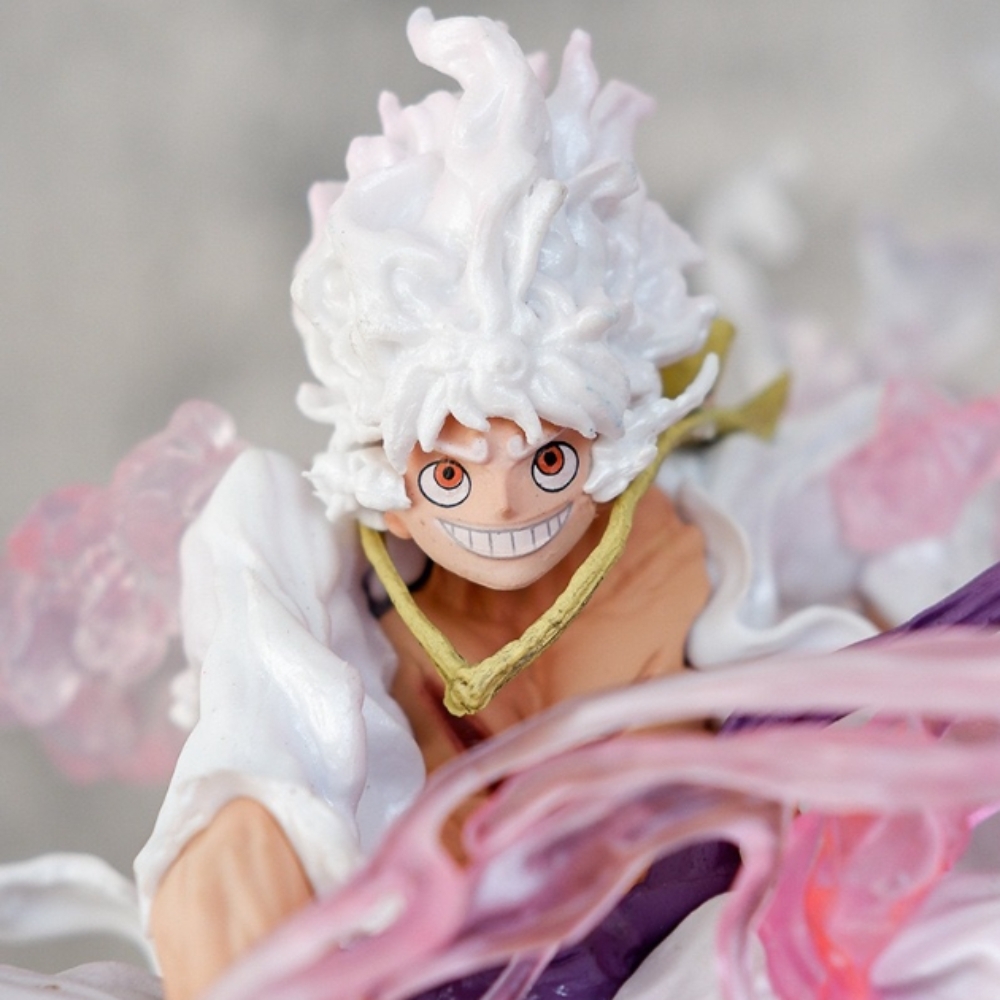 Mô Hình OnePiece luffy gear 5 trạng thái chiến đấu ( đầu thay thế) - cao 23.5cm - nặng 710gram - Figure One Piece - Hộp Màu - K16-T4-S4  (F-13)