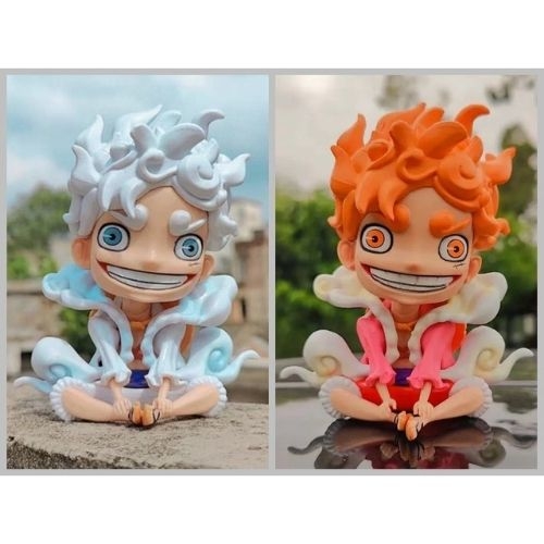 Mô hình đồ chơi - Luffy gear 5 nika màu cam chibi siêu dễ thương - OnePiece - no box - N1-K28-T3-S2