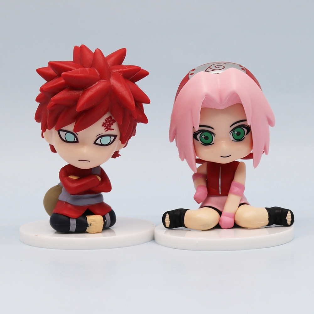 Mô hình Naruto - combo 8 nhân vật Naruto Sakura Gaara Shikamaru Itachi Kakashi Lee Orochimaru Tsunade... - Figure Naruto - No Box - N3-K39-T1-S3