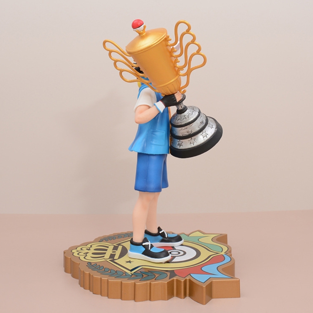 Hàng Cao Cấp -  Mô Hình Pokemon Satoshi cầm cúp bản cao cấp - Cao : 28cm - Nặng : 800gram - Figure pokemon - Full Box - N3-T5