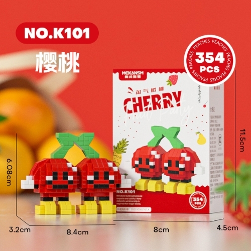 Combo 12 Hộp- Bộ Lắp Ghép Các Loại Trái Cây - Full Box - Sku : LG-S1 - (VAT 001-C12-170) - K95-T2-S10