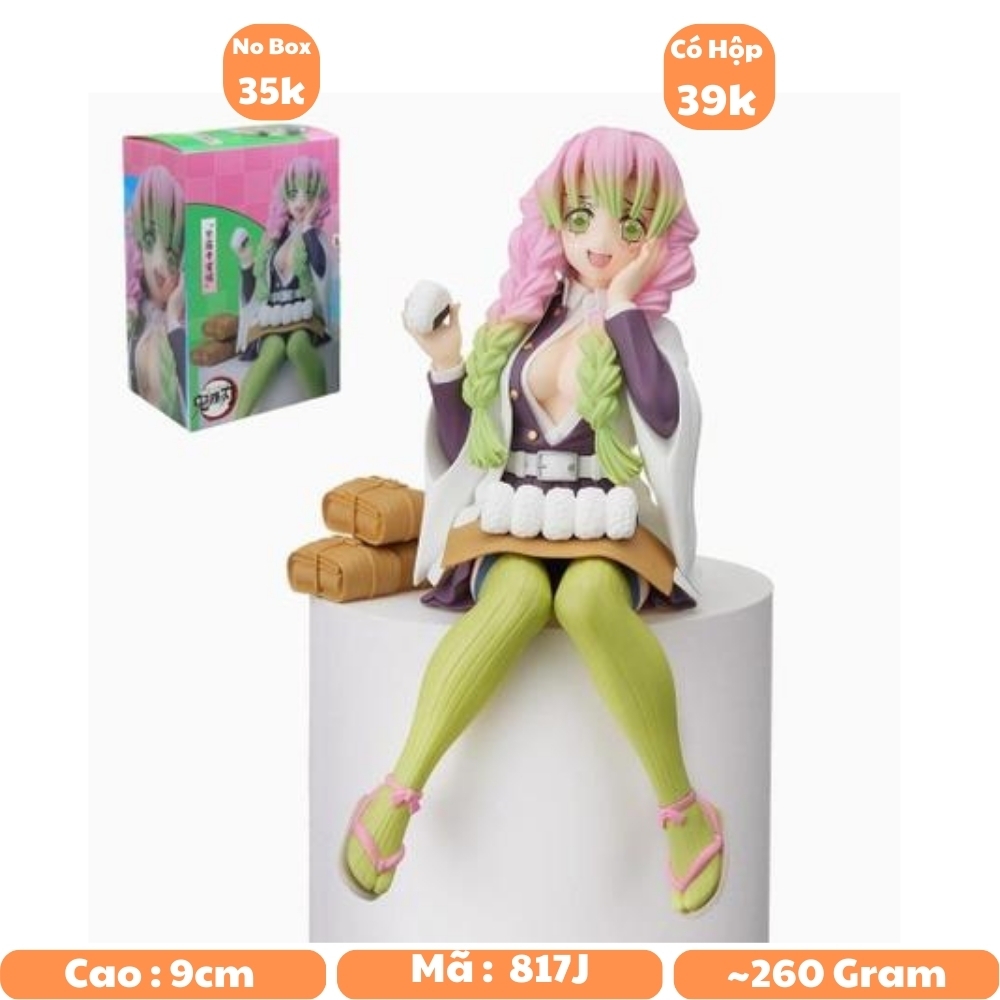 Mô Hình Kimetsu No Yaiba Luyến Trụ dáng ngồi cao 16cm - Figure Thanh gươm diệt quỷ - No Box - K1-T3-S5