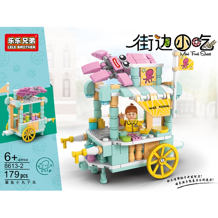 Bộ Lắp Ghép Mô Hình Xe Bán Takoyaki 179pcs. SKU: LG-8613-2 (VAT 001-11-30) - K98-T1-S3-4