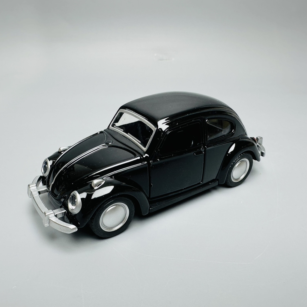 Mô Hình xe volkswagen beetle đen tỉ lệ 1:36 Hợp kim có thể mở cửa - bánh sau chạy cót - Dài 12cm - rộng 5cm - cao 4.5cm nặng : 200gram - FULL BOX : box màu SKU : oto185