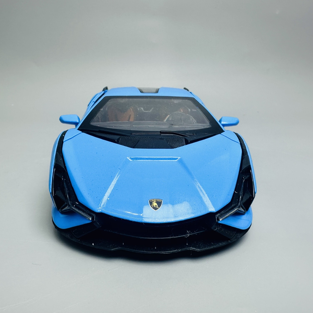Mô Hình Xe lamborgini xanh dương 1:24 Hợp kim - Có tiếng - đèn pha sáng - Dài 21cm - rộng 9cm - cao 5cm - nặng ~ 800gram - FULL BOX : box màu SKU : oto228 - N3-K7-T3-S4
