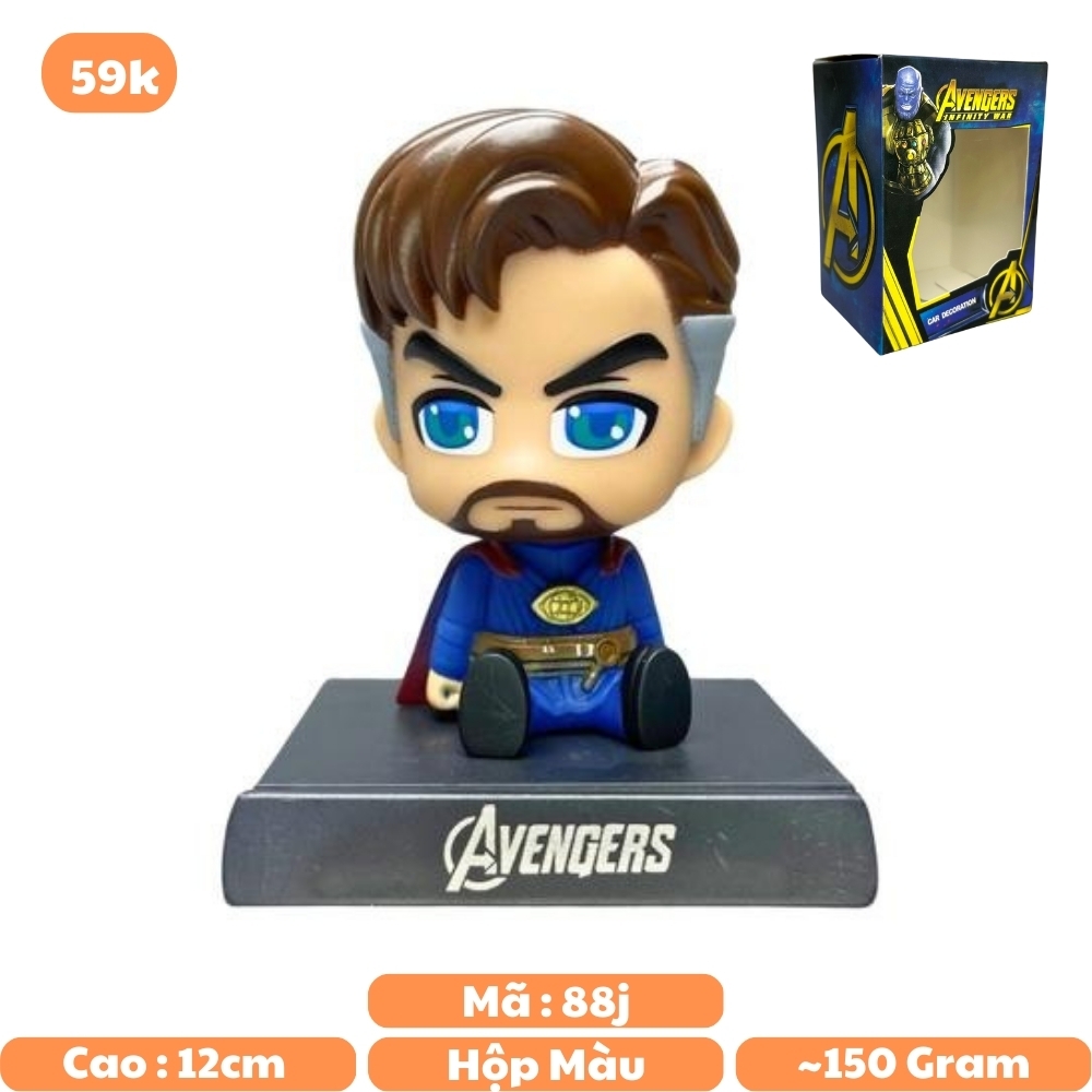 Mô Hình doctor strange lắc đầu - Cao 12cm - nặng 150gram - Phụ kiện : đế + miếng dán - FULL BOX : box màu - N3-K25-T1-S3
