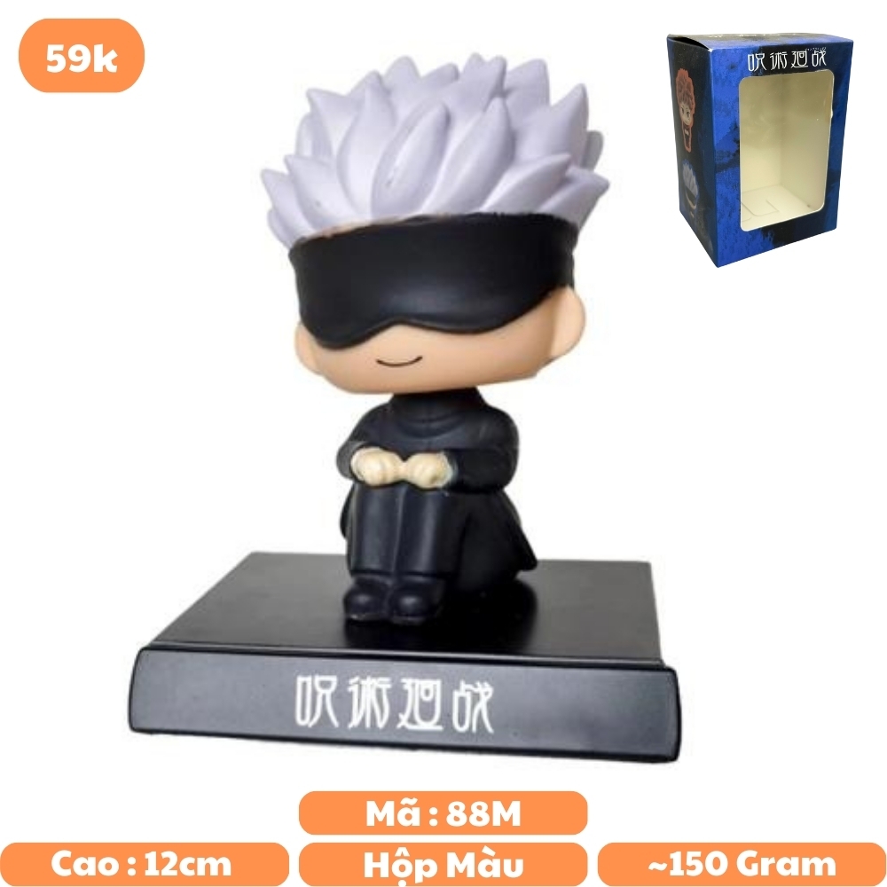 Mô Hình đồ chơi - Gojo lắc đầu - Bộ lắc đầu - Có Box Màu - N3-K24-T4-S1