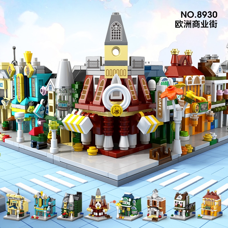 Bộ lắp ghép Nhà Kiến Trúc Châu Âu - 113 Mảnh Ghép. SKU: LG-8930-7 ( VAT 001-11-11 ) K123-T1-S7