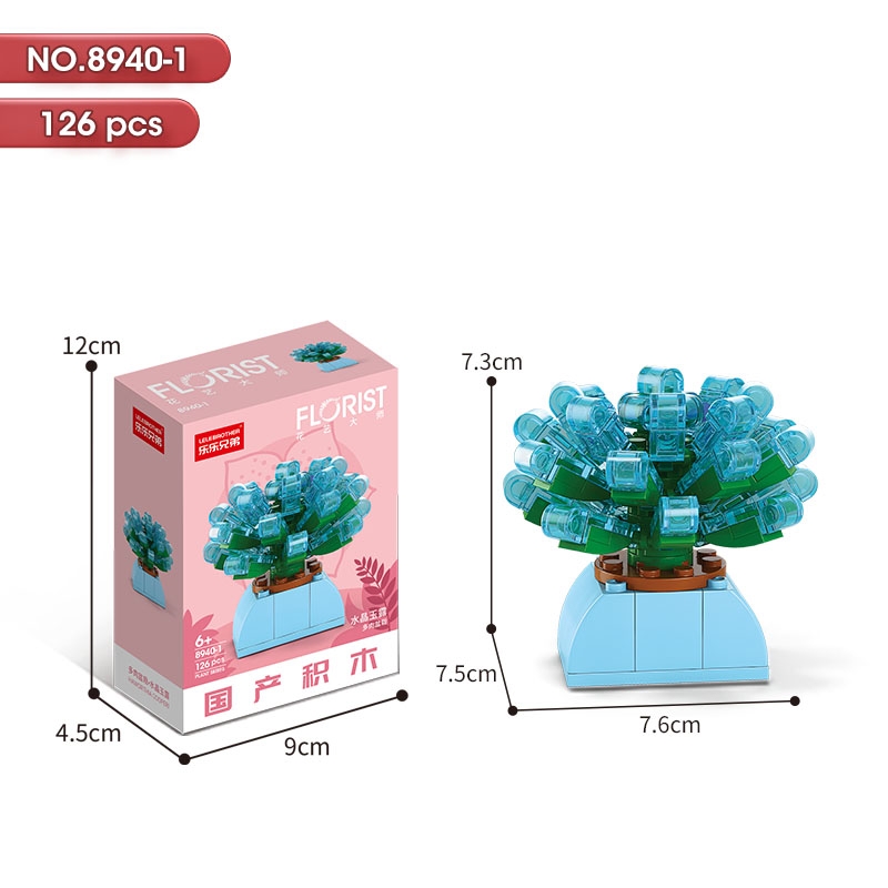 Bộ lắp ghép Hoa 126pcs . SKU: LG-8940-1 ( VAT 001-06-11 ) K130-T1-S1
