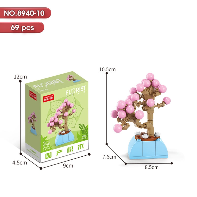 Bộ lắp ghép Hoa 69pcs. SKU: LG-8940-10 ( VAT 001-06-11 ) K130-T1-S10