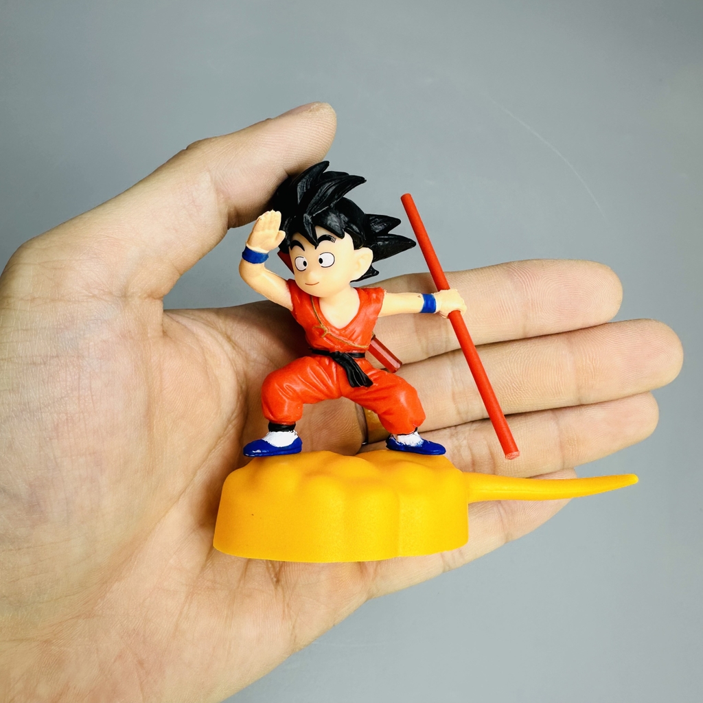 Mô Hình DragonBall goku cân đẩu vân chibi cao 7cm , figure DragonBall , No box