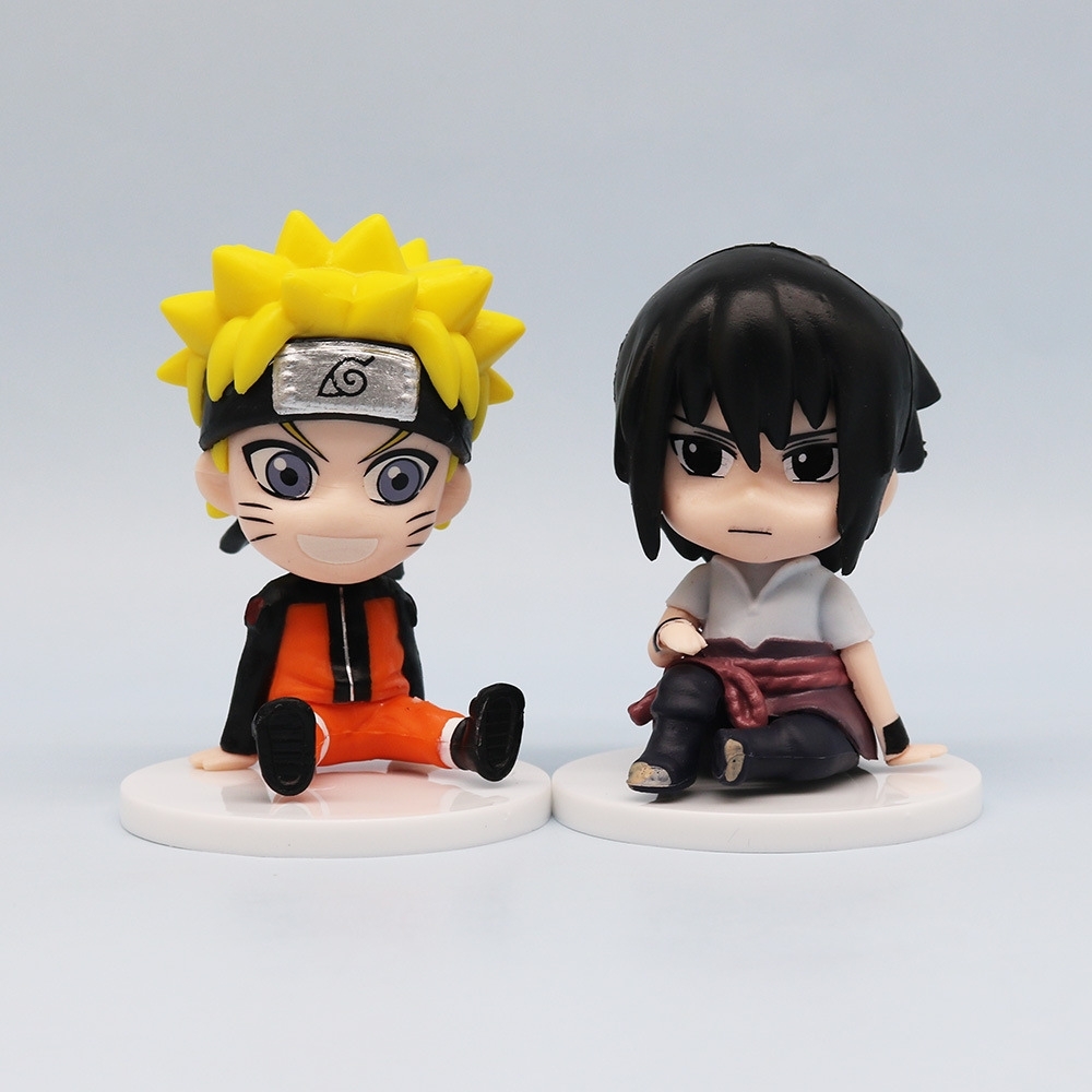 Mô hình Naruto - combo 8 nhân vật Naruto Sakura Gaara Shikamaru Itachi Kakashi Lee Orochimaru Tsunade... - Figure Naruto - No Box - N3-K39-T1-S3