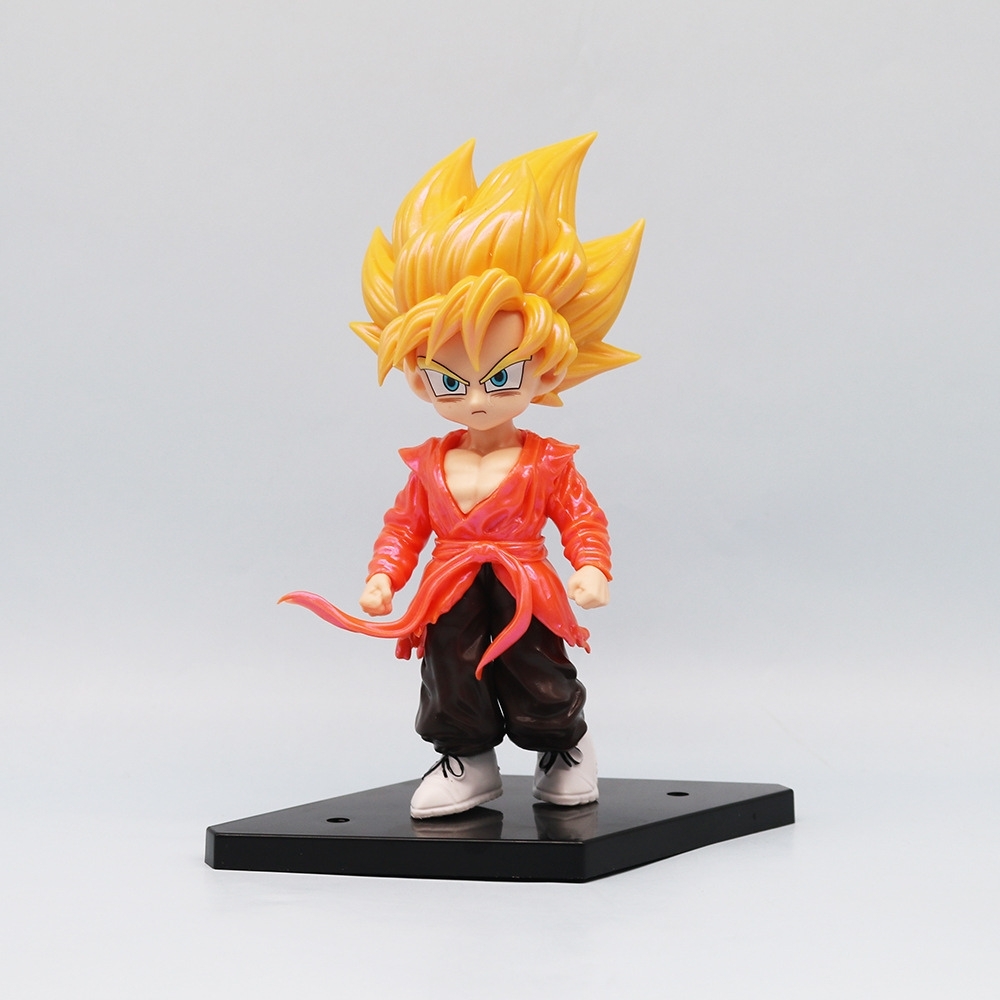 Mô Hình Dragon Ball Bộ 4 Goku Dáng Đứng Có Đế - cao 17cm - nặng 780gram - DragonBall - Hộp Màu - N3-K46-T1-S1-S2