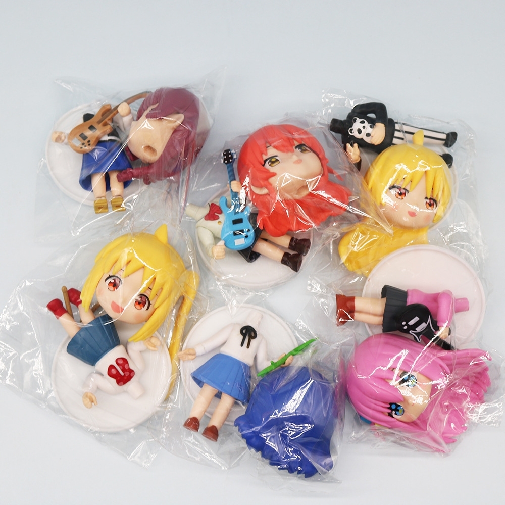 Mô Hình BOCCHI THE ROCK bộ 6 nhân vật - Cao 10-11cm - Nặng 350gram - Figure anime BOCCHI THE ROCK - No Box - Bọc Túi opp