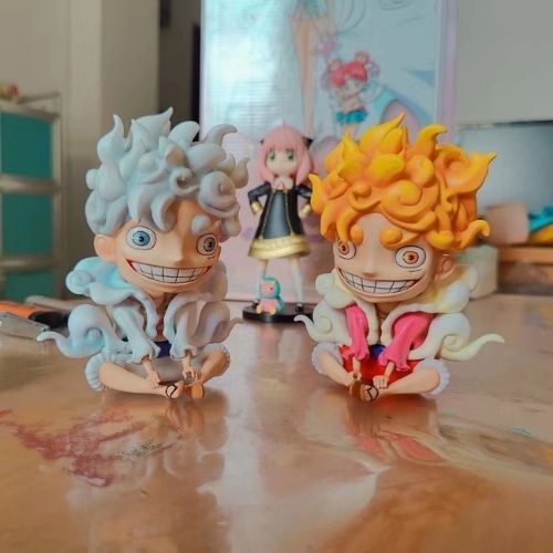 Mô hình đồ chơi - Luffy gear 5 nika màu cam chibi siêu dễ thương - OnePiece - no box - N1-K28-T3-S2