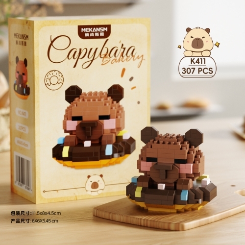 Combo 6 Mẫu lego capybara - Full Box - Sku : LG-S31 - (VAT 001-C6-60) K122-T1-S6
