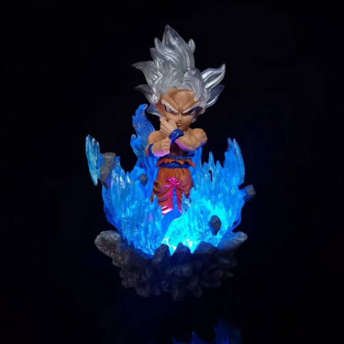 Mô hình đồ chơi - SonGoku bản năng vô cực , có led , Cao 11cm  - Dragon Ball - No box - N1-K38-T2-S10