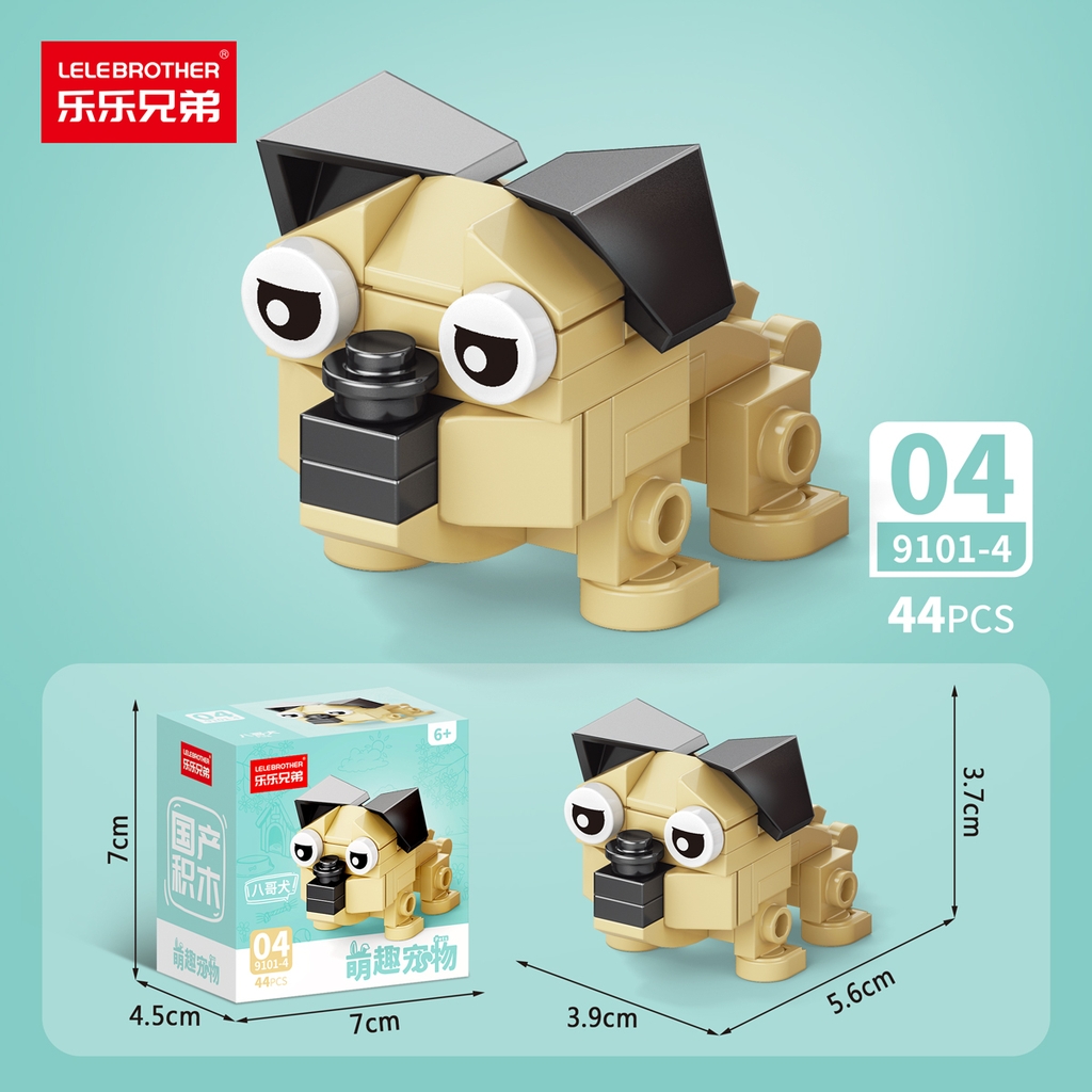 Combo 10 Mẫu Bộ Lắp Ghép Động Vật - (10 Mẫu nhỏ lắp thành 1 mẫu to) - SKU: LG-9101 ( VAT 001-C10-30 ) - K122-T1-S1-2-3-4-5-6-7