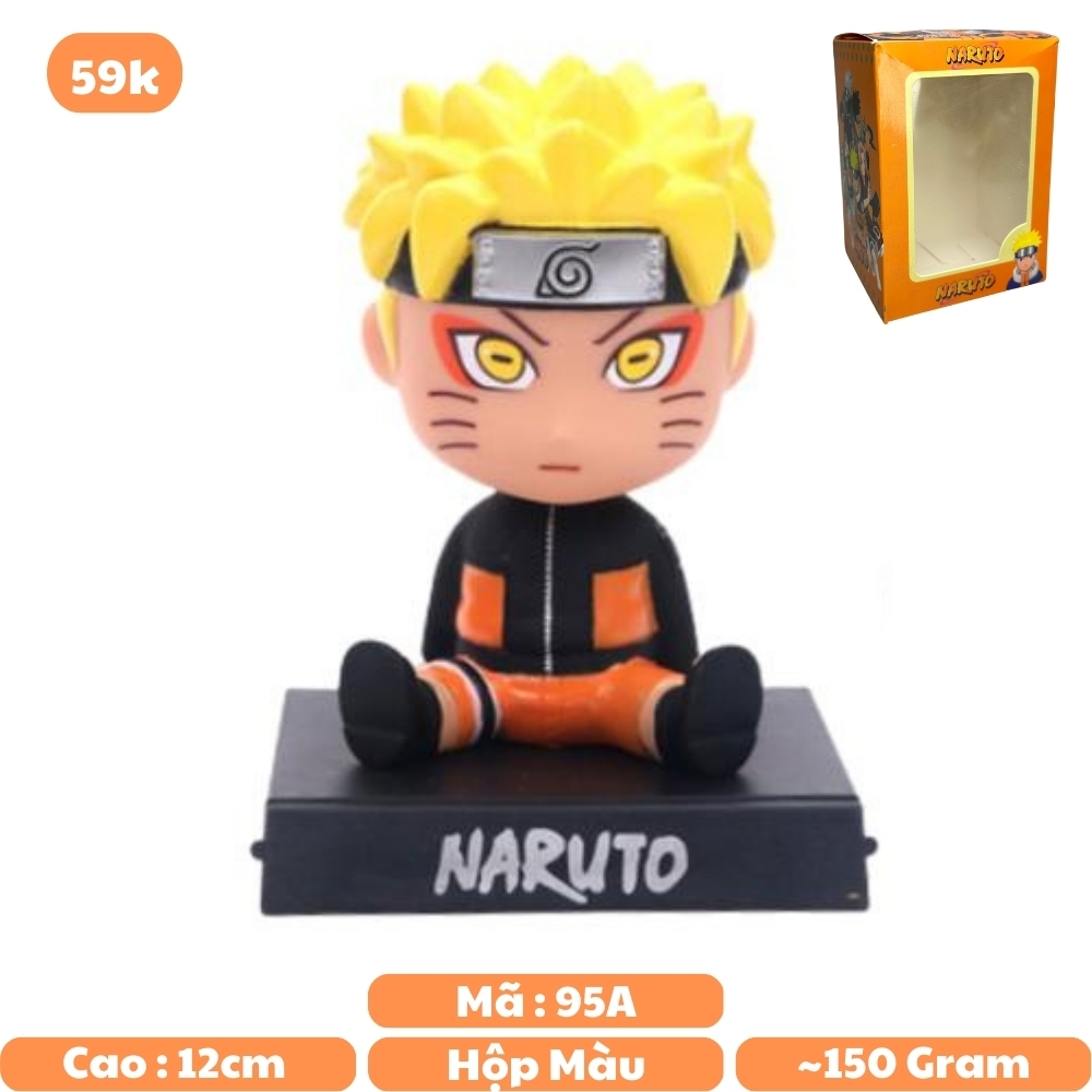 Mô Hình đồ chơi -  Uzumaki Naruto Hiền Nhân Lắc Đầu  - Bộ lắc đầu - Có Hộp Màu - N3-K27-T4-S3