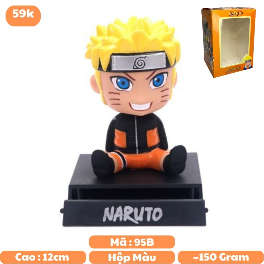Mô Hình đồ chơi - Uzumaki Naruto Siêu Dễ Thương Lắc Đầu - Bộ lắc đầu - Có Hộp Màu - N3-K28-T1-S1