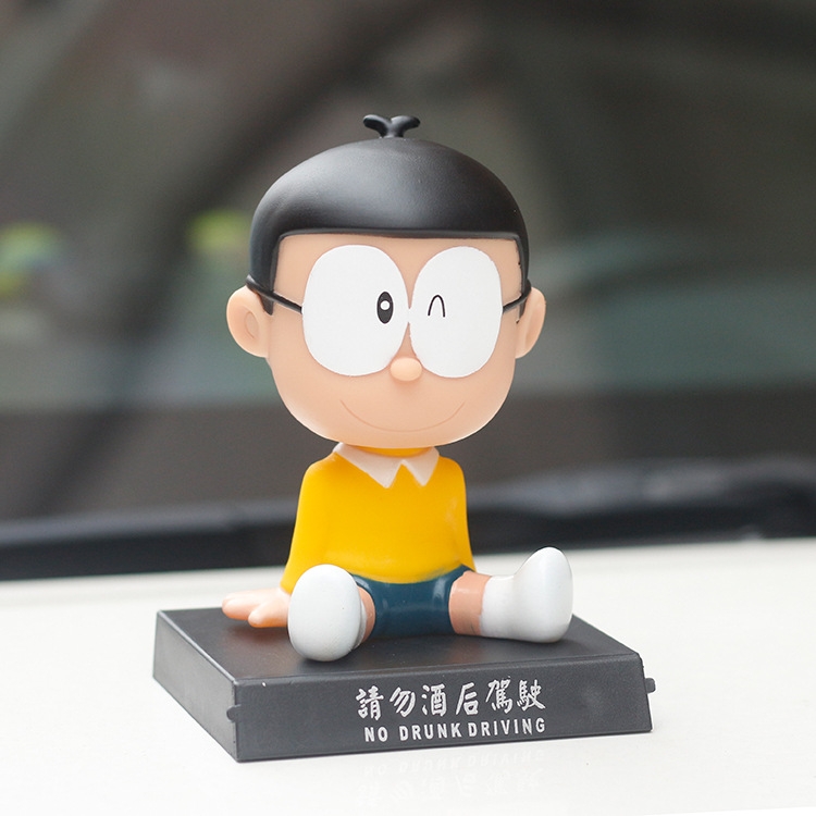 Mô Hình đồ chơi - Nobita lắc đầu - Bộ lắc đầu - Có Hộp Màu