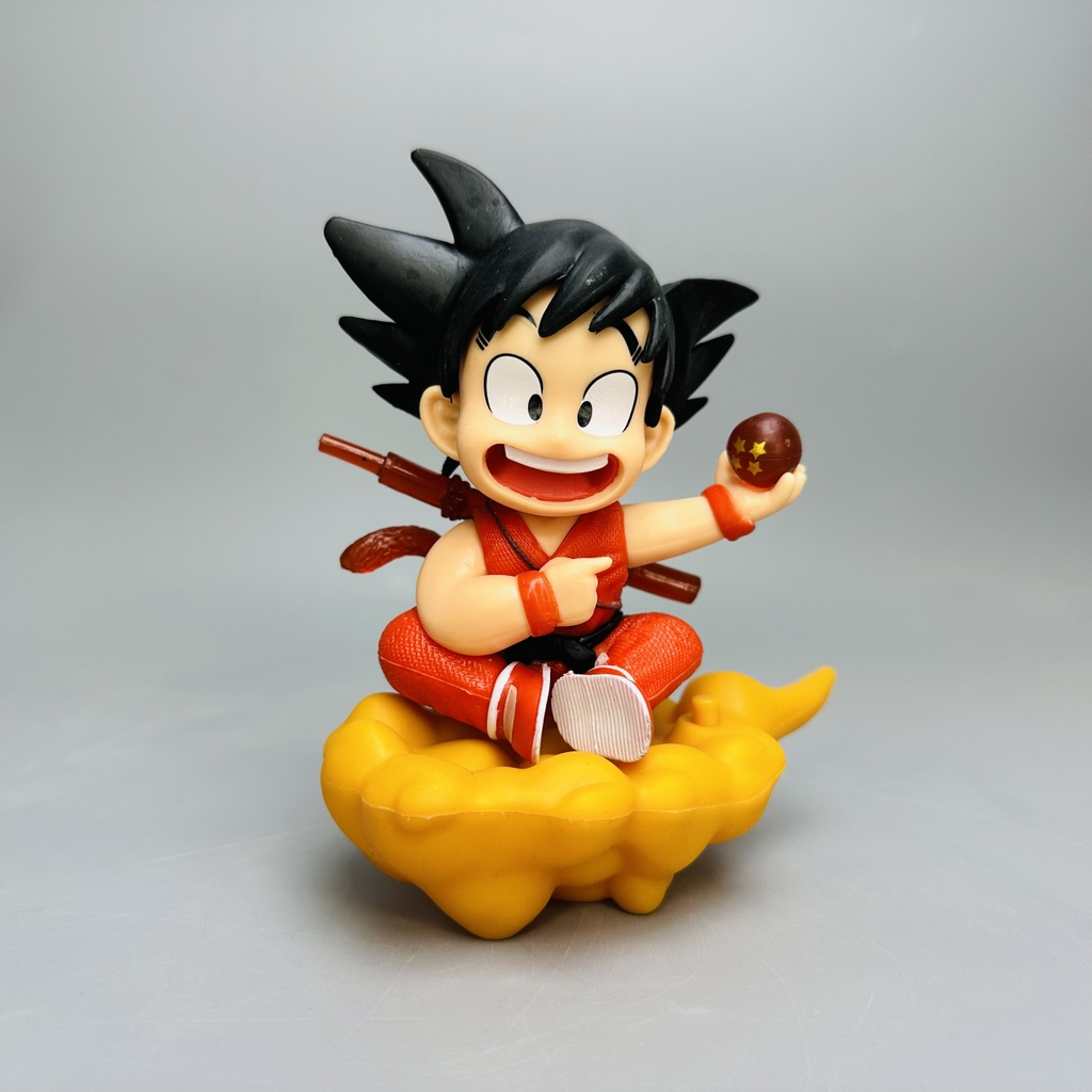 Mô Hình DragonBall goku kid cưỡi mây cầm ngọc cao 13cm , figure DragonBall , No box