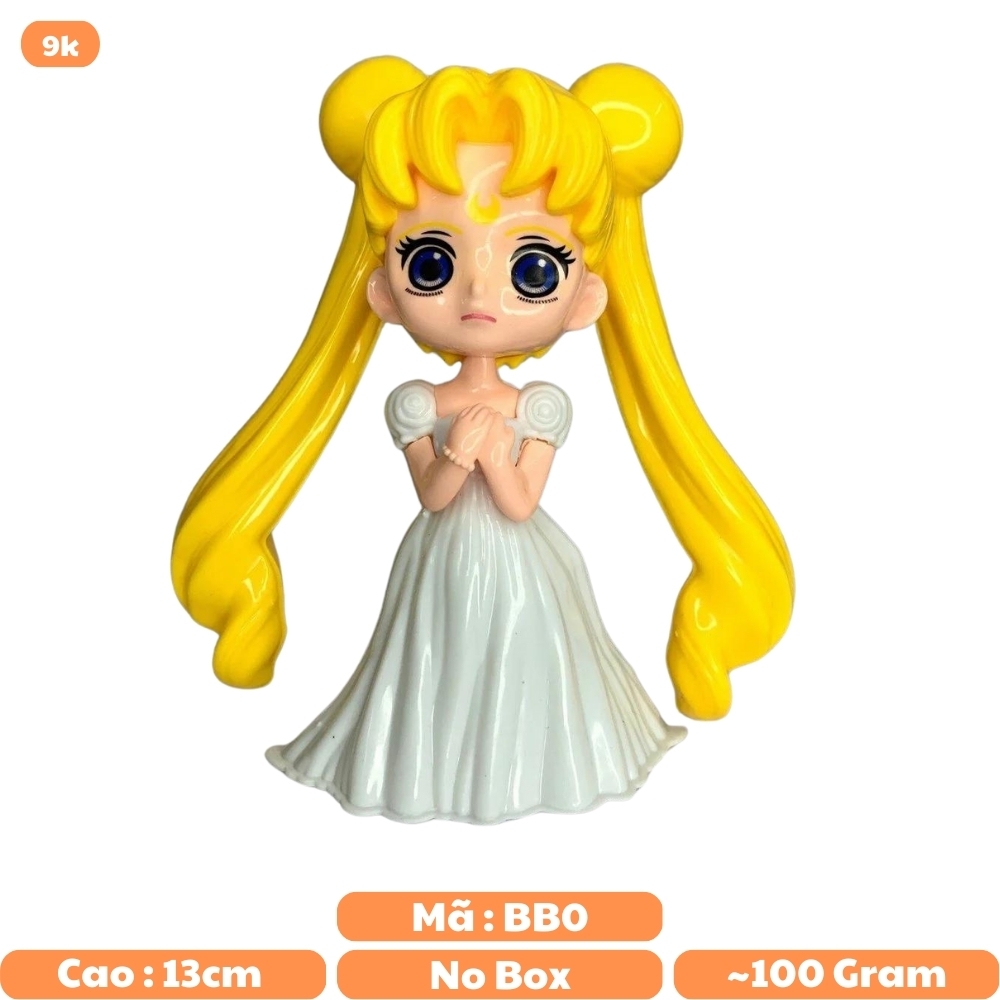 Mô Hình Thuỷ thủ mặt trăng siêu đáng yêu - Cao 13cm - nặng 100gram - Figure Thuỷ Thủ Mặt Trăng - K19 -T2 -S3